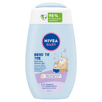NIVEA Baby Bed Time sprchovací gél pre celé telo a vlásky 200 ml