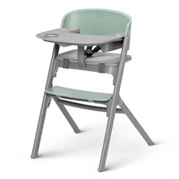 KINDERKRAFT SELECT Set jedálenská stolička Livy Olive Green + lehátko Calmee, Premium