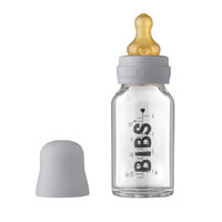 BIBS Fľaša Baby Bottle sklenená 110 ml, Cloud