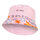 LITTLE ANGEL Klobúk tenký UPF 50+ Outlast® veľ.3 - 42-44 cm ružová baby/ružová kvietky