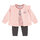 DIRKJE Set 3.d mikina + tričko + nohavice ružová dievča veľ.62