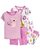 CARTER'S Pyžamo 4dielne tričko kr. rukáv 2ks, tepláky, kraťasy Koala & Safari dievča 12m