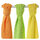 KIKKO Plienky bambusvé Colours 70x70 (3 ks) – lime, lemon, orange