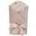 EKO Zavinovačka bavlnená s kokosovou vyberateľnou vložkou VELVET My farm Powder pink 75x75 cm