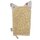 EKO Žinka bavlnená s uškami Cat Beige 20x15 cm
