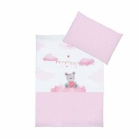 KLUPS Bielizeň posteľná 2-dielna Megi pink 100x135 60x40 cm
