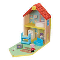 PEPPA PIG Domček drevený rodinný s figurkami a príslušenstvom