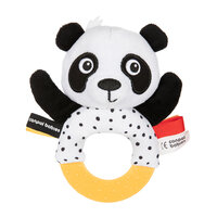 CANPOL BABIES Hračka senzorická Panda s hryzačkou a hrkálkou BabiesBoo