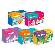 DODO Puzzle mini, sada 5 kusov 35 dielikových puzzlí