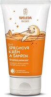 WELEDA 2 v 1 Sprchový krém a šampón, Šťastný pomaranč 150 ml