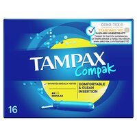 TAMPAX Compak Regular tampóny s aplikátorom 16 ks