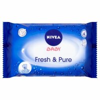 NIVEA Baby Fresh&Pure 63 ks - vlhčené obrúsky