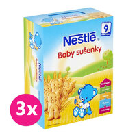 3x NESTLÉ Baby sušienky (180 g)