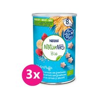 3x NESTLÉ NaturNes BIO chrumky malinové 35 g