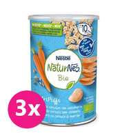 3x NESTLÉ NaturNes BIO chrumky mrkvové 5 35 g
