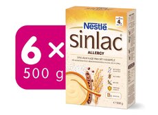 6x NESTLÉ Nemliečná kaša Sinlac Allergy 500 g