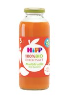 EXP: 31.07.2023 HiPP Štava ovocná s mrkvou 100% Bio 330ml