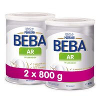 2x BEBA AR 800 g  - dojčenské mlieko pri grckaní