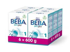 6x BEBA OPTIPRO 1, 600 g - Počiatočné dojčenské mlieko