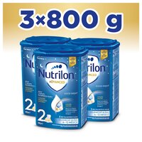 3x NUTRILON 2 ProNutra Good Night (800g) - dojčenské mlieko