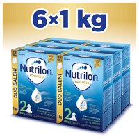 6x NUTRILON 2 Advanced následné dojčenské mlieko 1 kg, 6+