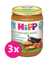 3x HiPP BIO Kuskus so zeleninou od 6. mesiaca, 190 g