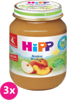 3x HiPP Broskyňa (125 g) - ovocný príkrm