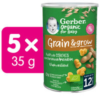 5x GERBER Organic chrumky arašidové 35 g​