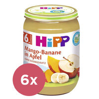 6x HiPP BIO Jablká s mangom a banánmi 190 g