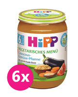 6x HiPP BIO Kuskus so zeleninou od 6. mesiaca, 190 g