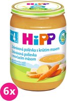 6x HiPP BIO Zeleninová polievka s morčacím mäsom 190 g