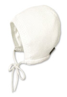 STERNTALER Čiapka pletená bavlna čepiec na viazanie ecru uni veľ. 41 cm- 4-5 m