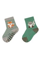 STERNTALER Ponožky ABS 2ks v balení light grey mel. chlapec-veľ.17/18-5-9m