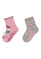 STERNTALER Ponožky ABS 2ks v balení pink mel. dievča-veľ.21/22-18-24m