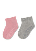 STERNTALER Ponožky protišmykové krátke ABS 2ks v balení ružová dievča veľ. 20 12-24m