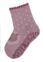 STERNTALER Ponožky protišmykové Ovečka AIR purple dievča veľ. 19/20 cm- 12-18 m