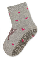 STERNTALER Ponožky protišmykové Srnka SOFT light gray dievča veľ. 19/20 cm- 12-18 m