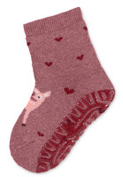 STERNTALER Ponožky protišmykové Srnka SOFT light red dievča veľ. 17/18 cm- 9-12 m
