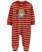 CARTER'S Overal na zips Sleep&Play Dog Red chlapec 3m