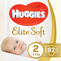 HUGGIES® Plienky jednorázové Elite Soft veľ. 2 82 ks