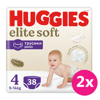2x HUGGIES® Elite Soft Pants - 4 (38)