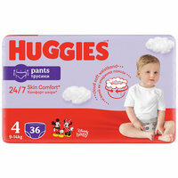 HUGGIES Pants Nohavičky plienkové jednorazové 4 (9-14 kg) 36 ks