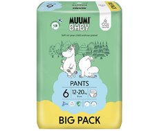 MUUMI Baby Pants 6 Junior 12-20 kg (52 ks), nohavičkové eko plienky