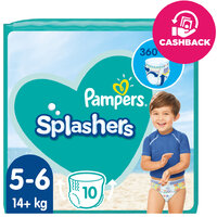 PAMPERS Nohavičky plienkové do vody Splashers vel.5 (10 ks) 12-17 kg
