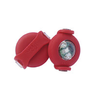 CURLI Luumi LED bezpečnostné svetielko na obojok RED