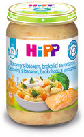 HiPP Cestoviny s lososom, brokolicou a smotanou 250 g