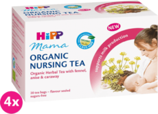4x HiPP MAMA Bio čaj pre dojčiace matky 20x 1,5 g