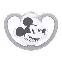 NUK Cumlík Space Disney Mickey v boxe, šedý 6-18m
