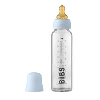 BIBS Fľaša Baby Bottle sklenená 225 ml, Baby Blue