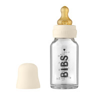 BIBS Fľaša sklenená Baby Bottle 110ml, Ivory